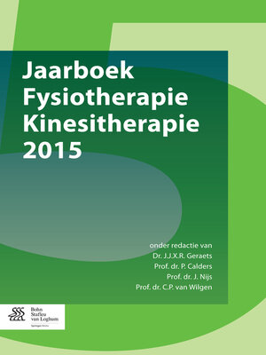 cover image of Jaarboek Fysiotherapie Kinesitherapie 2015